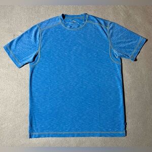Tommy Bahama Men’s Blue T-Shirt Size Small Tencel Blend Knit Tee